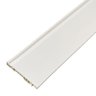 Rodapé de Pvc Spot Pisos Frisado Branco 15cm X 15mm X 2,20m - 1