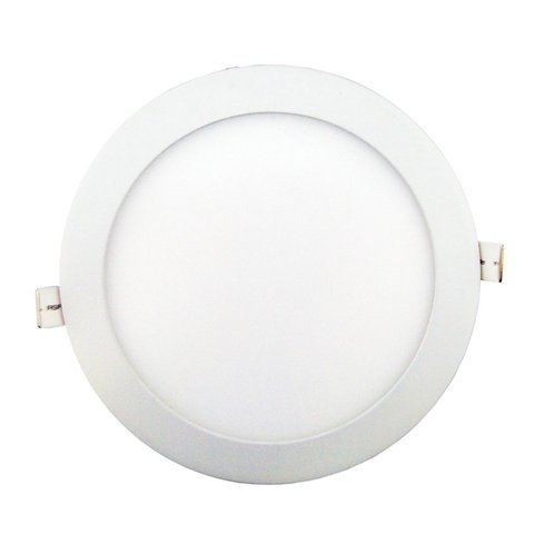Painel 25w Led Redondo Embutir 3500k Branco Quente