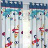Cortina Infantil Aviões com Forro Blackout 2,00 x 1,80 Santista - 2
