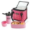 Ver imagem 2 de Bolsa Térmica Feminina Lanche + Marmita + Garrafa: 3 Peças Jacki Design Kit Fitness