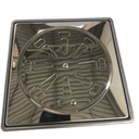 Ver imagem 5 de Kit Porta Grelha + Ralo Abre Fecha 15x15 Inox 304 Caixilho