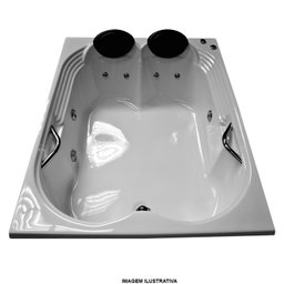 Banheira de Hidromassagem Hierro Dupla 1,70x1,20x0,40 Acrilico-Completa - 3 Banheira de Hidromassagem Hierro Dupla 1,70x1,20x0,40 Acrilico-Completa - 3