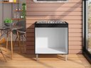 Ver imagem 2 de Balcão P/ Cooktop 4 ou 5 Bocas 2 Portas - Ajl Móveis:preto