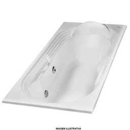 Banheira de Hidromassagem Hierro Individual 1,40x0,80x0,40 Acrilico-Padrão - 3 Banheira de Hidromassagem Hierro Individual 1,40x0,80x0,40 Acrilico-Padrão - 3