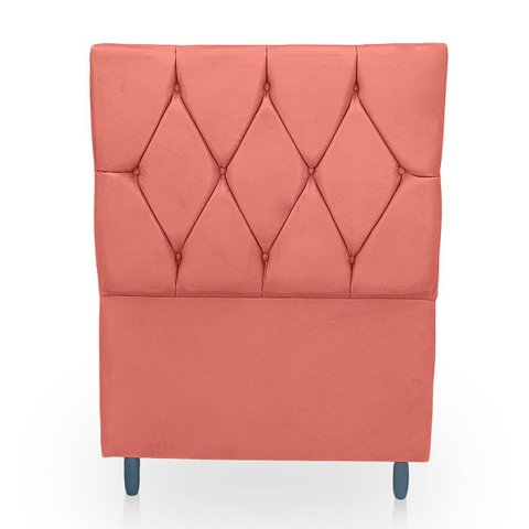 Cabeceira Estofada para Cama de Solteiro 90 Athena Suede