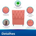 Ver imagem 3 de Cabeceira Estofada para Cama de Solteiro 90 Athena Suede
