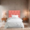 Ver imagem 2 de Cabeceira Estofada para Cama de Solteiro 90 Athena Suede