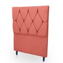Ver imagem 4 de Cabeceira Estofada para Cama de Solteiro 90 Athena Suede