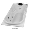 Banheira de Hidromassagem Orion Individual 1,82x0,90x0,48 Acrilico-Completa+Base Acoplada+Aquecedor - 2