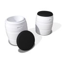 Ver imagem 1 de Pufe Barrel - Branco