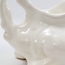 Vaso Floreira Branca Com Alça 10x26x15cm Decorativo Cerâmica - 4