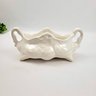Vaso Floreira Branca Com Alça 10x26x15cm Decorativo Cerâmica - 2