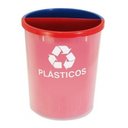 Ver imagem 1 de Lixeira Mix 25 Litros Coleta Seletiva Com 2 Divisões Mix2