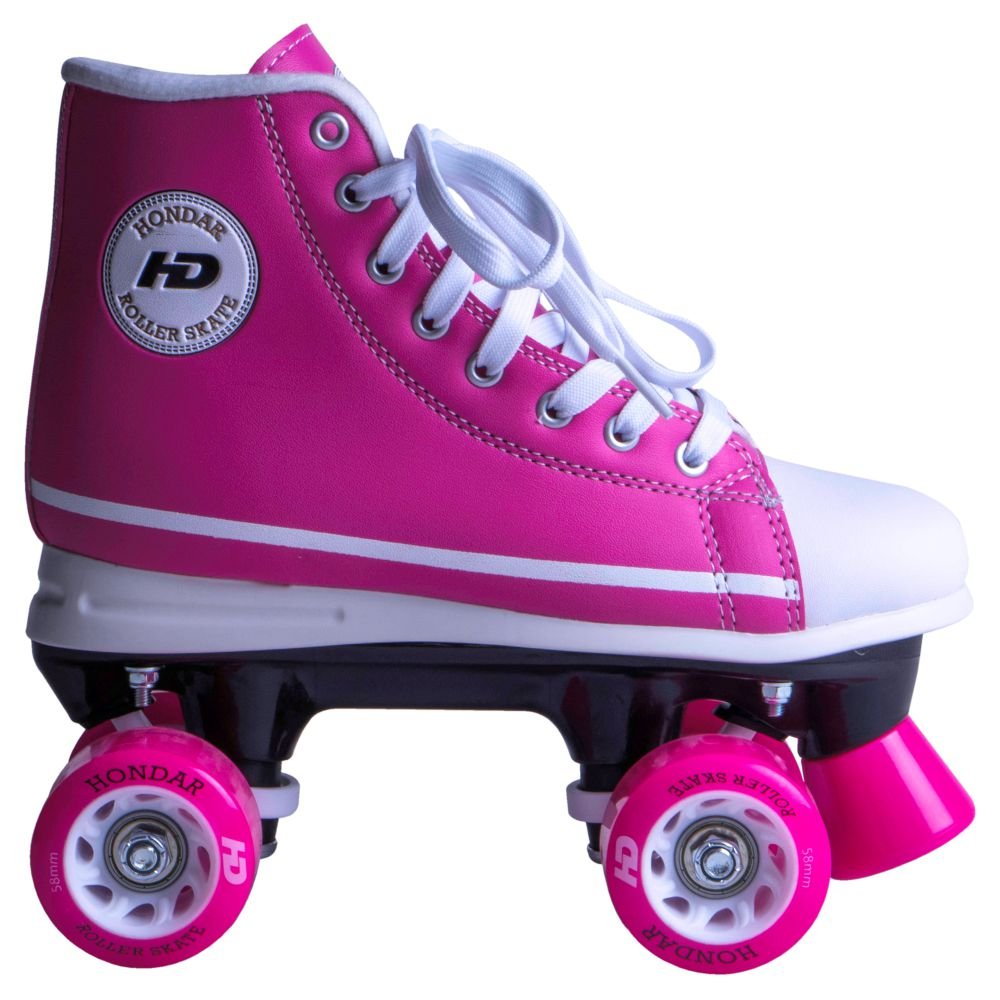 Patins HD Inline All Star Quad Rosa - Hondar - 37 - 2