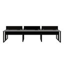 Ver imagem 2 de Mesa de Trabalho 360 cm X 120 cm Plataforma 6 Pessoas Pés Metal com Divisórias e Caixas de Tomadas