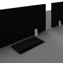 Ver imagem 5 de Mesa de Trabalho 360 cm X 120 cm Plataforma 6 Pessoas Pés Metal com Divisórias e Caixas de Tomadas
