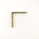 Ver imagem 1 de Suporte (cantoneira) P/ Móveis 1.1/2" Kit C/ 50 Pcs - Dourado