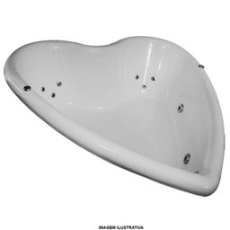 Banheira de Hidromassagem Passione Dupla 1,60x1,60x0,53 Gel Coat-Padrão - 2