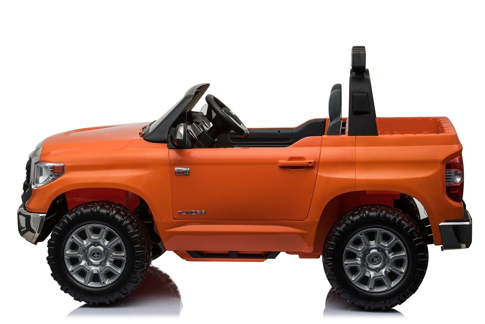 Mini Toyota Tundra Laranja Carro Elétrico Infantil A Bateria Para Crianças Motorizado Meninos Menina - 2