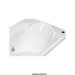 Banheira de Hidromassagem Hierro Individual 1,60x0,80x0,40 Gel Coat-Completa+Base Acoplada+Acionador - 3