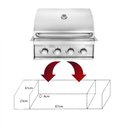 Ver imagem 3 de Churrasqueira a Gás de Embutir - Chaleur Square 4 Queimadores