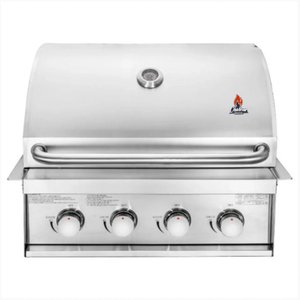 Churrasqueira a Gás de Embutir - Chaleur Square 4 Queimadores