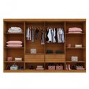 Ver imagem 4 de Guarda Roupa 8 Portas New Premium Benetil Cinamomo
