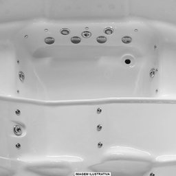 Spa Lineaplas Magnolia 2,40x2,20x0,87 Gel Coat Com Hidro-Completa+Base Acoplada+Acionador - 2 Spa Lineaplas Magnolia 2,40x2,20x0,87 Gel Coat Com Hidro-Completa+Base Acoplada+Acionador - 2