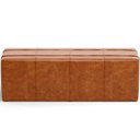 Ver imagem 5 de Puff Decorativo Living Sala de Estar 195 cm Roma W01 Couríssimo Camel - Lyam Lyam Decor