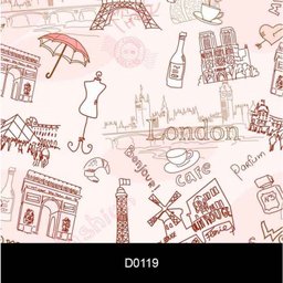 Papel de Parede Auto Adesivo Lavável torre eiffel London - 2