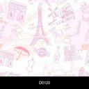 Ver imagem 2 de Papel de Parede Auto Adesivo Lavável torre eiffel London d0120 Rosa Claro