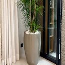 Ver imagem 3 de Vaso Fibra de Vidro Atenas P 52cm Decorativo Champagne Brilho