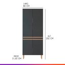 Ver imagem 5 de Cozinha Completa Modulada Planejada 280 Cm Armário Balcão Itália MDP PRIME