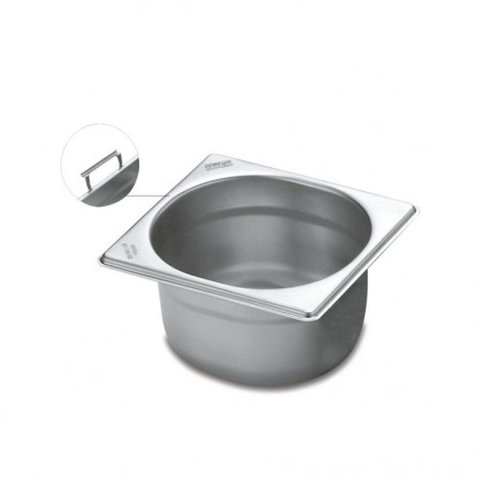 Cuba Aço Inox 1/6 com Alças Tramontina