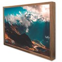 Ver imagem 3 de Quadro Decorativo Caixa o Céu e As Montanhas Tacolado Moldura Caixa Alta 4,5cm Madeira sem Vidro 60