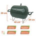 Ver imagem 3 de Churrasqueira Bujãozinho Bafinho Econômica Carvão Pequena