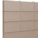 Ver imagem 6 de Cabeceira Cama Box Casal 140 cm Roma W01 Linho Bege Escuro - Lyam Lyam Decor