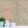 Papel de Parede Auto Adesivo Lavável Pastilha Pa0050 Bege - 1