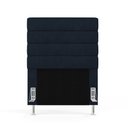 Ver imagem 2 de Cabeceira Atlas 90 para Cama de Solteiro Z-007 Sued Azul Marinho Aradecor