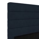 Ver imagem 5 de Cabeceira Atlas 90 para Cama de Solteiro Z-007 Sued Azul Marinho Aradecor