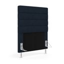 Ver imagem 3 de Cabeceira Atlas 90 para Cama de Solteiro Z-007 Sued Azul Marinho Aradecor