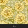 Papel de Parede Adesivo Lavável f0149 Floral Retrô Amarelo - 2