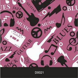 Papel de Parede Auto Adesivo Lavável Diversos d0021 Rock Teen Kids - 2