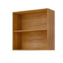 Ver imagem 4 de Armário Aéreo MDF 2 Portas Reflecta 80cm MGM Móveis Marrom/Cinamomo/Off White