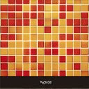 Ver imagem 2 de Papel de Parede Auto Adesivo Lavável Pastilha Pa0038 Amarela e Vermelha