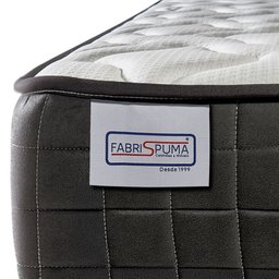 Cama Box com Colchão Solteirão Molas Ensacadas New Barcelona Firme Fortezza 96x203 Fortezza - 4