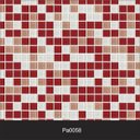 Ver imagem 2 de Papel de Parede Auto Adesivo Lavável Pastilha Pa0058 Vermelha e Branca