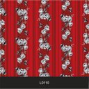 Ver imagem 2 de Papel de Parede Auto Adesivo Lavável Listrado 0110 Floral Vermelho