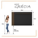 Ver imagem 2 de Rack com Painel Ripado Suspenso para Tv até 70 Polegadas 2 Portas Grécia 180cm
