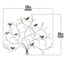 Ver imagem 2 de Arranjo Árvore Seca com Passarinhos Para Decoração de Paredes Libertas Rosas Arranjos